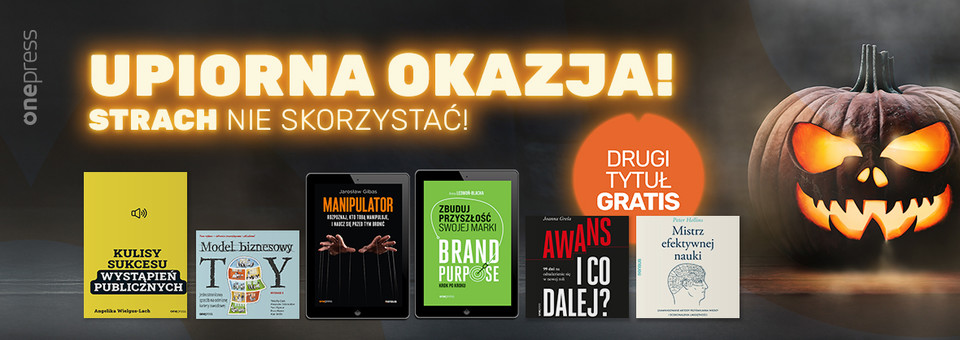 Upiorna okazja! Drugi tytul gratis na Onepress! Sprawdź promocje na halloween! 