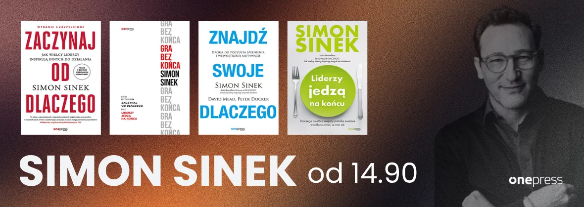 Simon Sinek - tydzień autorski 🖋 Zapraszamy na tydzień autorski naszego bestsellerowego autora!
