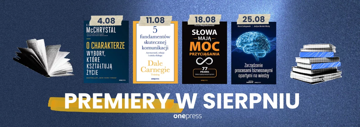 Premiery sierpnia w Onepress! 📖