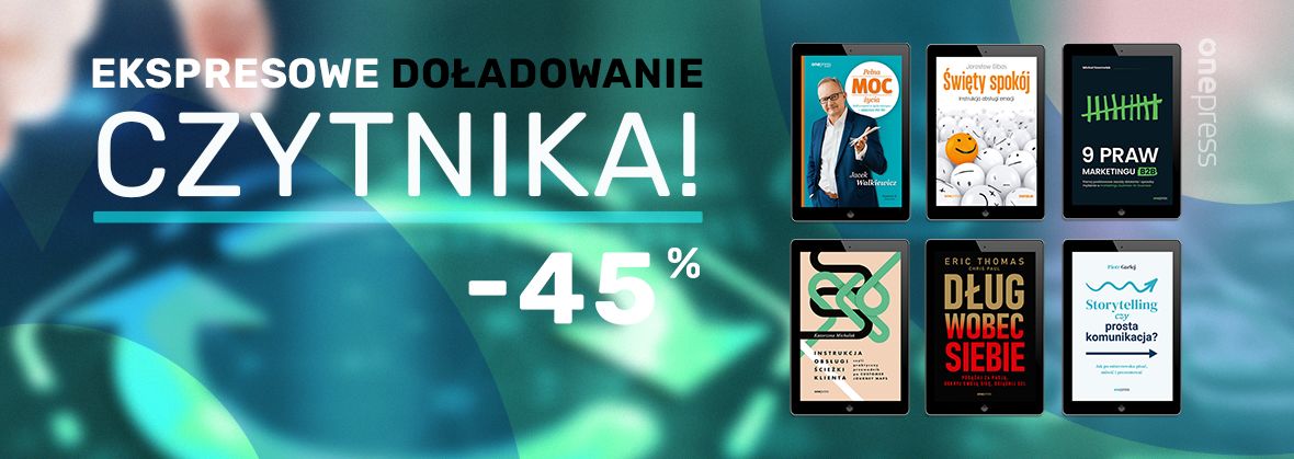 Promocja Ekspresowe doładowanie czytnika! &#128241;&#128168;[Promocja -45%]