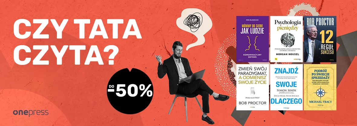 Grafika promocji - Czy tata czyta? 🤔 [do -50%!]