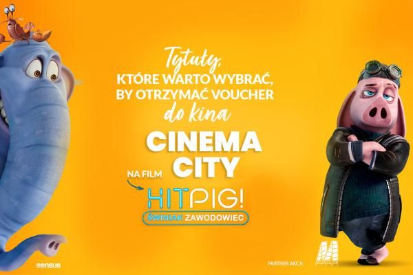 Wybierz te tytuły i otrzymaj voucher do Cinema City na film "Hitpig. Świniak zawodowiec"! 🐷🍿!