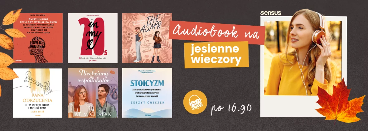 Audiobook na jesienne wieczory 🍂 Audiobooki po 16.90!