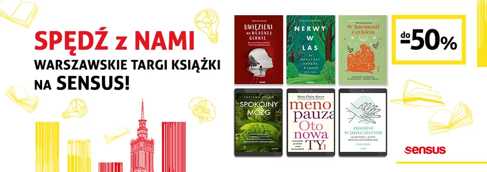 Spędź z nami Warszawskie Targi Książki na Sensus! 