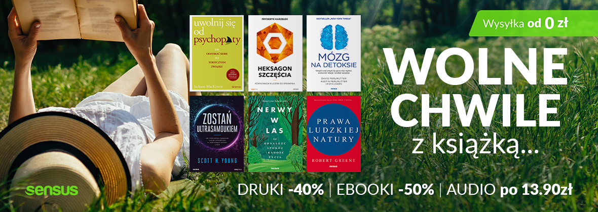 Promocja na ebooki Wolne chwile z książką ~ Książki drukowane -40% | Ebooki -50% | Audiobooki po 13.90zł