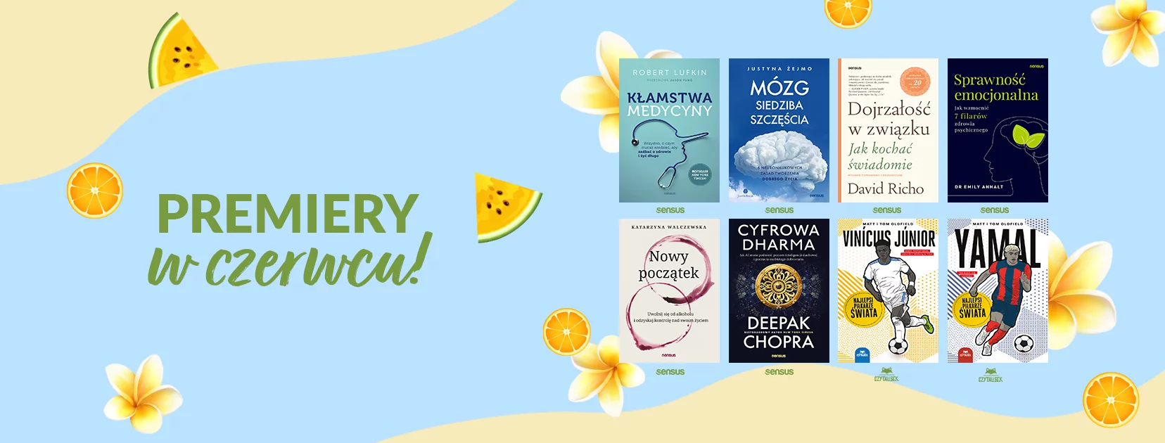 Promocja Premiery czerwca w księgarni Sensus!
