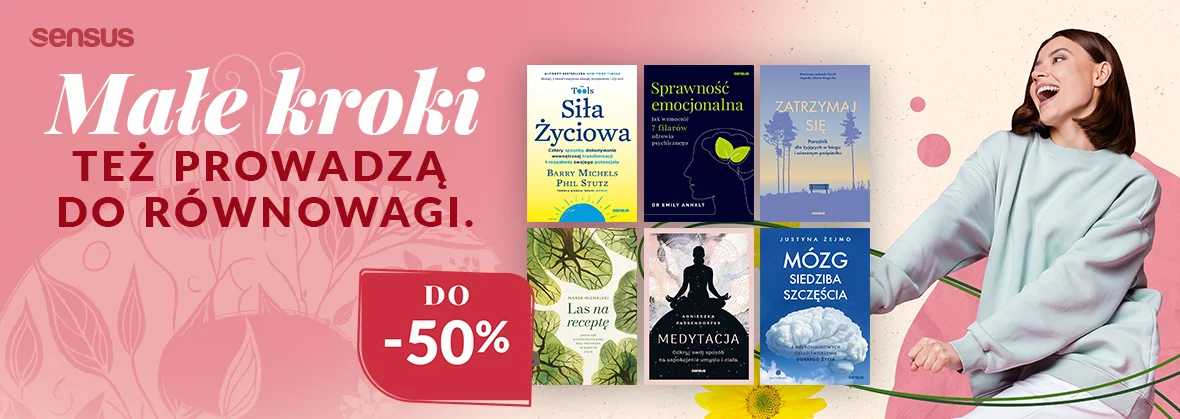 Grafika promocji - Małe kroki też prowadzą do równowagi 🧘