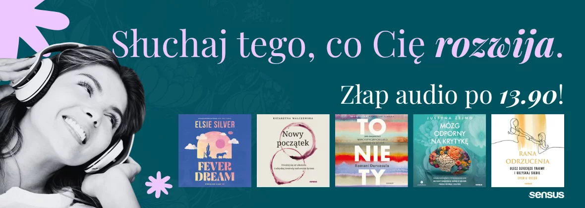 Grafika promocji - Słuchaj tego, co Cię rozwija 🤝
