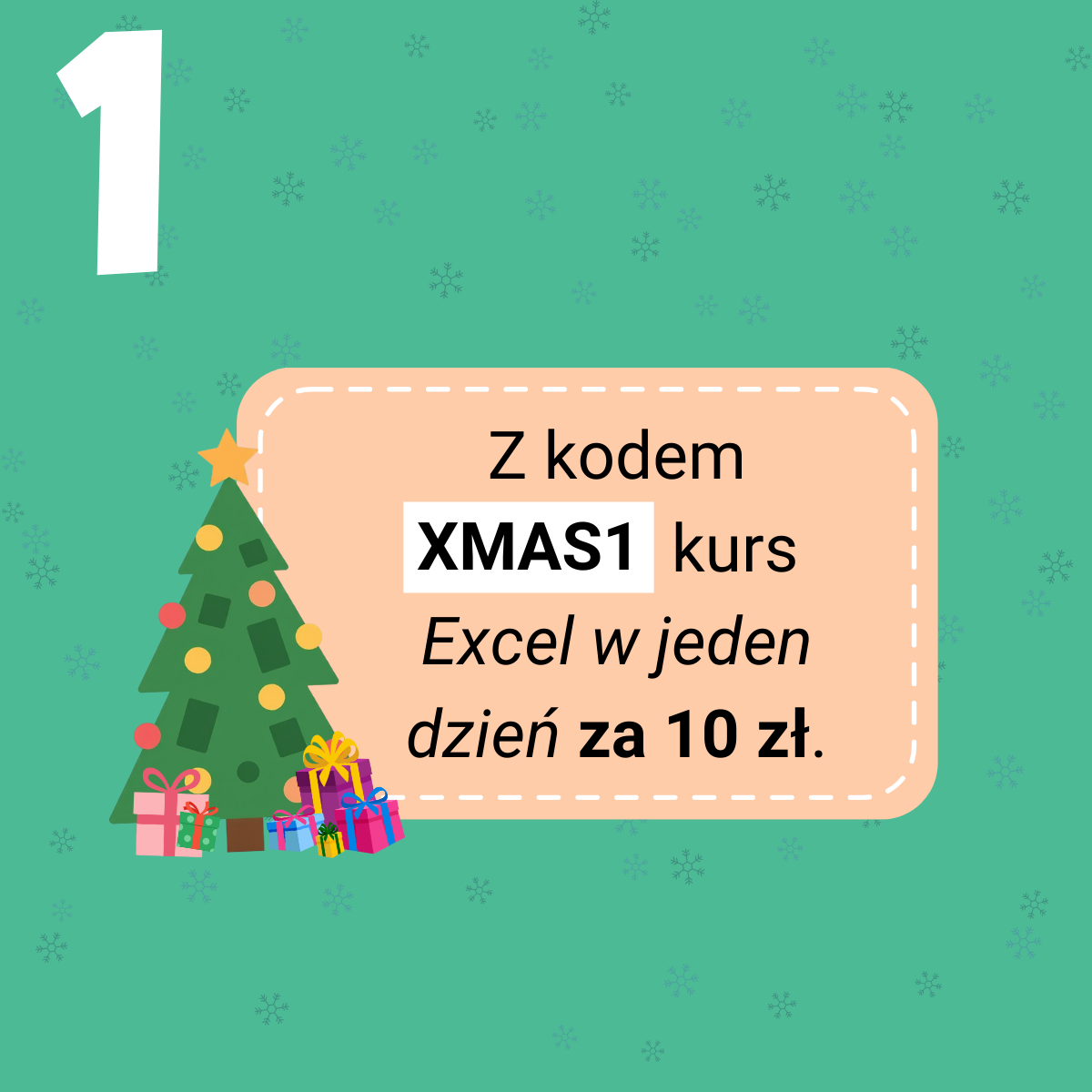 Kalendarz adwentowy Videopoint - kursy online - rewers