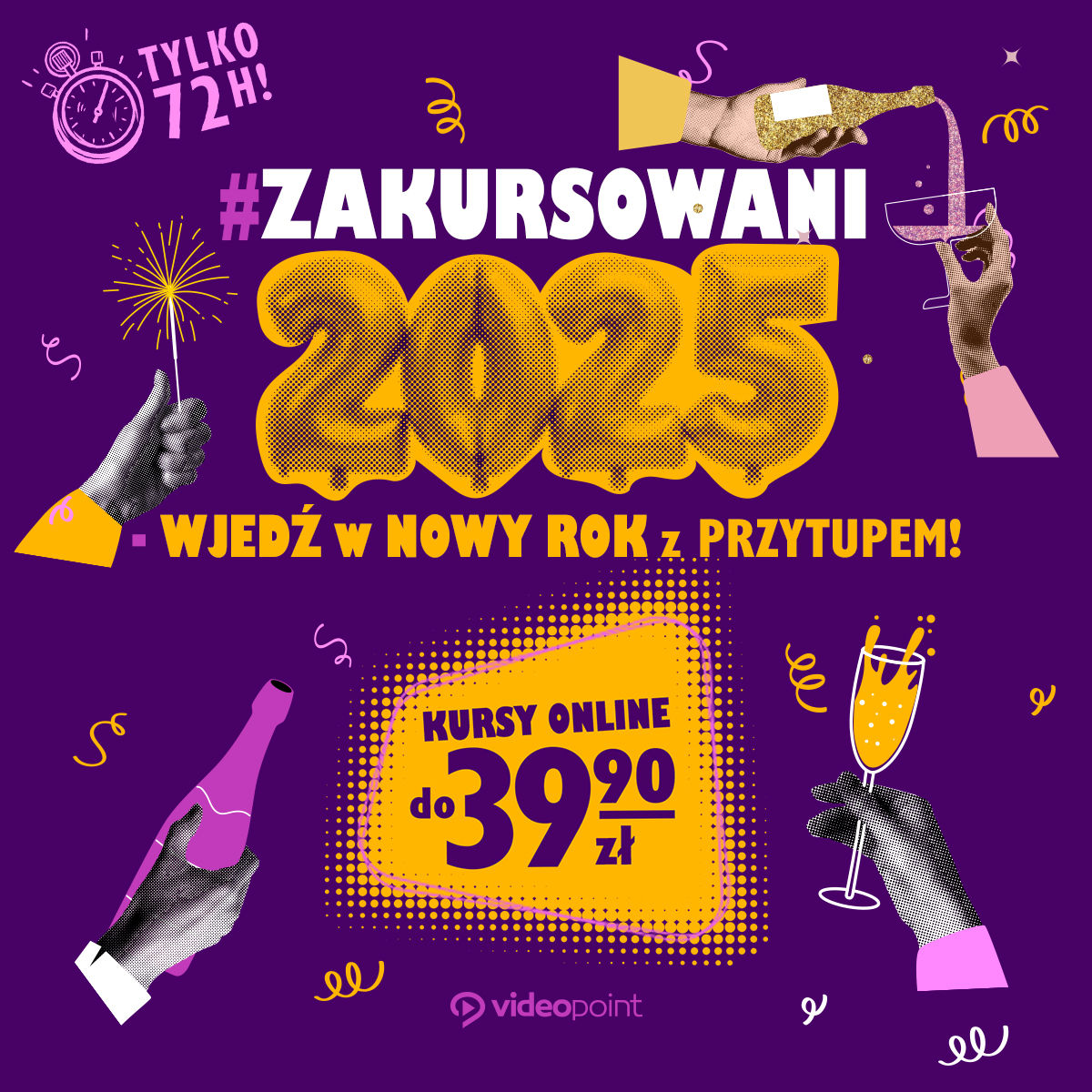 Zakursowani#2025: Noworoczna promocja na kursy online do 39.90