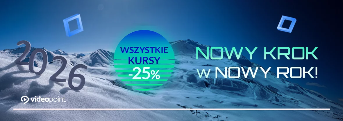 Nowy krok w Nowy Rok. Kursy -25%