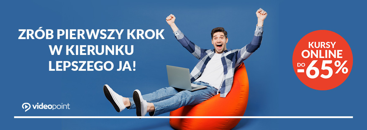 Zrób pierwszy krok w kierunku lepszego ja! [kursy online do -65%]