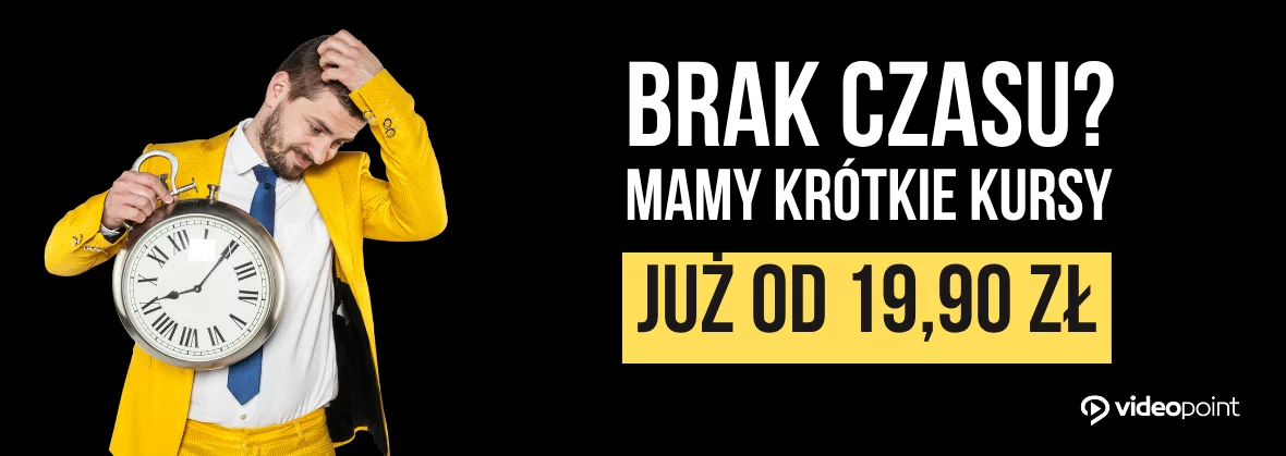Krótkie kursy od 19,90 zł!