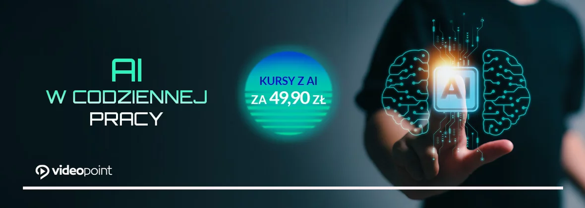 AI w codziennej pracy. Kursy z AI za 49,00 zł!